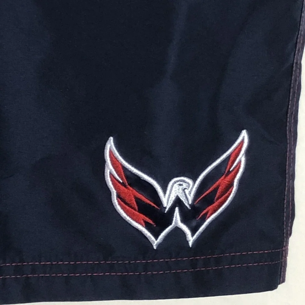 Washington Capitals G-III NHL Swim Trunks Board Shorts Mens Red Navy White Sz L